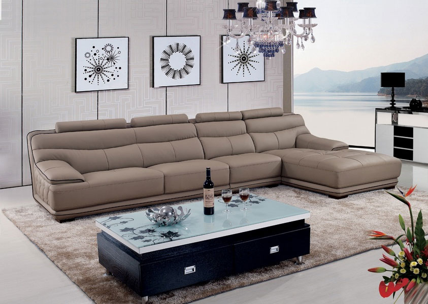 Sofa da thật đẳng cấp, đa dạng.